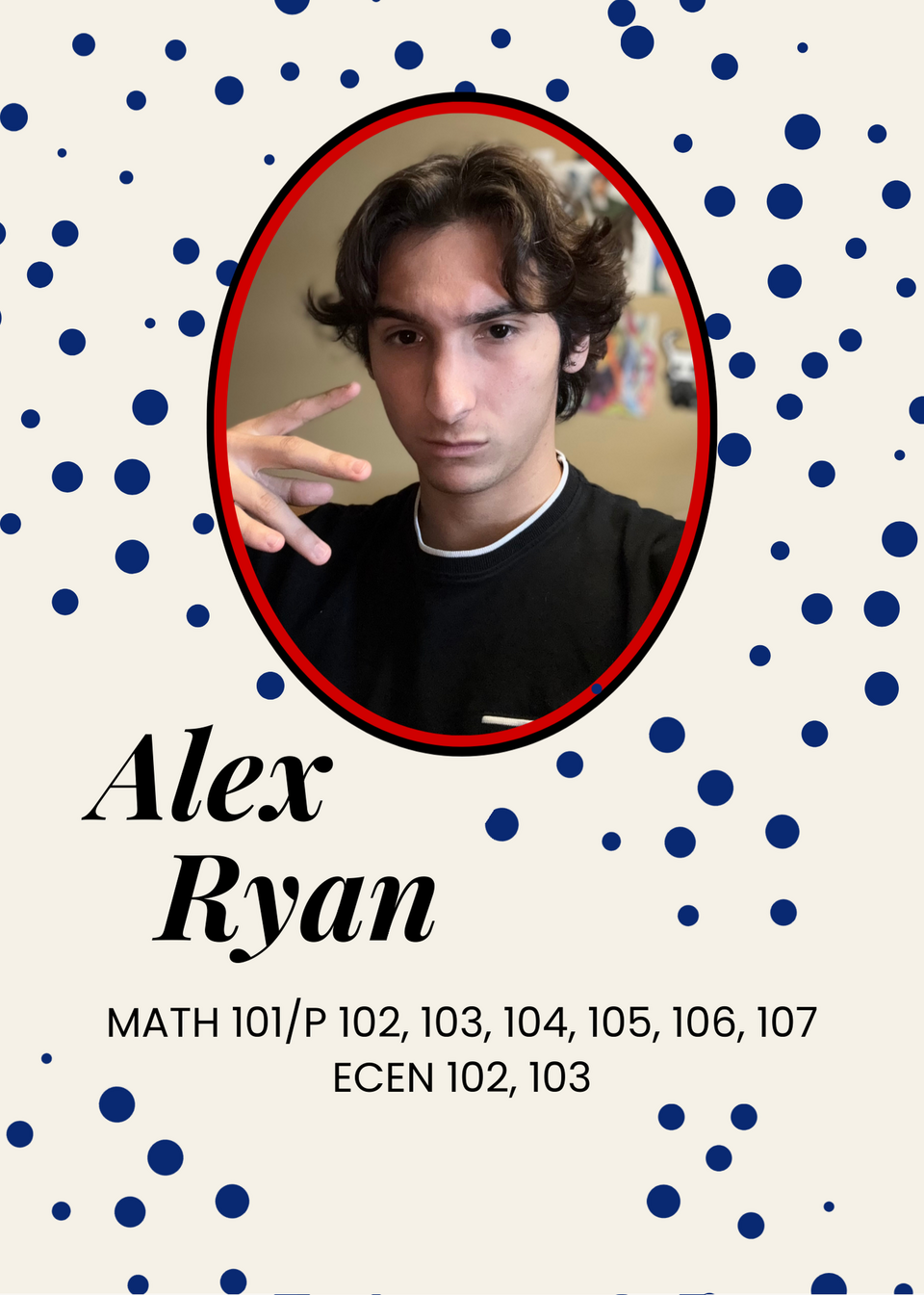 Tutor: Alex Ryan