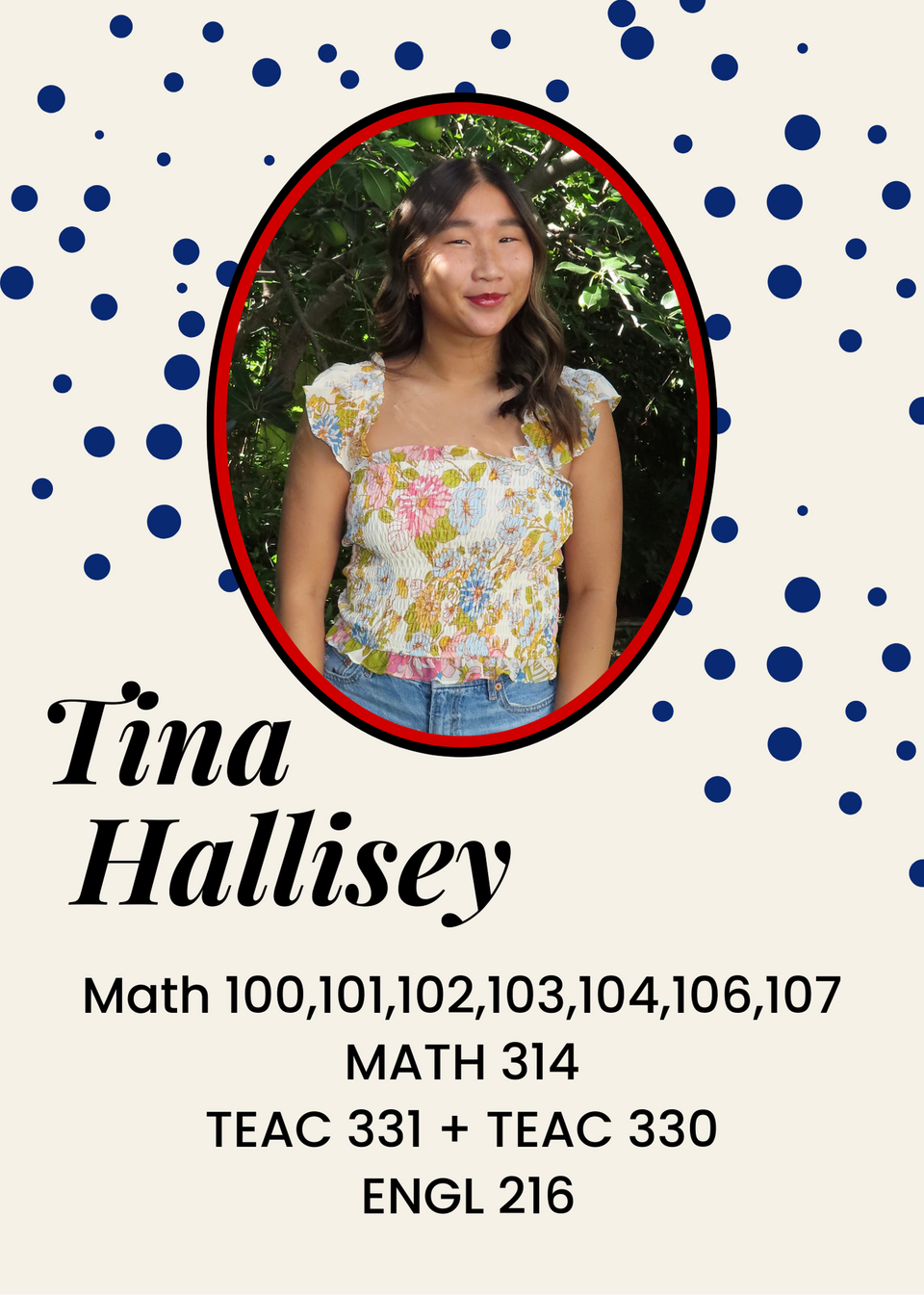 Tutor: Tina Hallisey